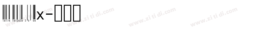 Libre Barcode 39 Tex字体转换
